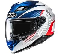 HJC F71 Catos Casco, blanco/azul/rojo, Talla S (55/56)
