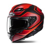HJC F71 Idle Casco, negro-rojo, tamaño L