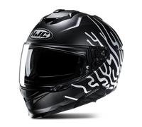 HJC i71 Celos Casco, negro-blanco, tamaño L para Hombres