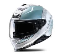 Casco Integral HJC i71 Sera Blanco/TurquesaXS Blanco,Turquesa