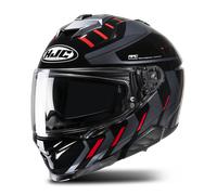 Casco Integral HJC i71 Simo Negro/Gris/RojoS Negro,Gris,Rojo