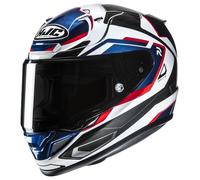 HJC RPHA 12 Brels Casco, negro-carbono-rojo-azul, tamaño XL para Hombres