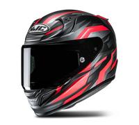 HJC RPHA 12 Dravix Casco, negro-gris-rojo, tamaño M para Hombres