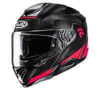 HJC RPHA 72 Carbon Fynex Casco, negro-rojo, tamaño L para Hombres
