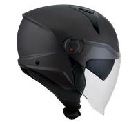 Casco Jet KYT D-CITY Plain Matt Gun Metal
