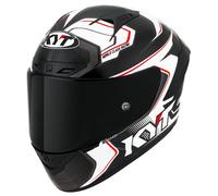 Casco Integral KYT NZ RACE Carbon Competition White