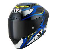 Casco Integral KYT NZ-Race Carbon Stride Azul/BlancoXL Azul,Blanco
