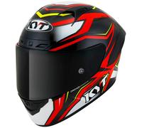 KYT NZ Race Carbon Stride Casco, rojo, tamaño S para Hombres