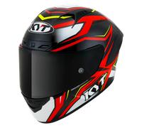 Casco Integral KYT NZ-Race Carbon Stride Rojo/BlancoM Rojo,Blanco