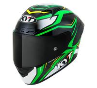 Casco Integral KYT NZ-Race Carbon Stride Verde FlúorS Verde Flúor