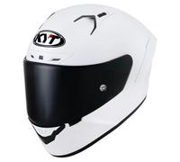 KYT NZ Race Plain Casco, blanco, tamaño 2XL para Hombres