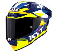 Casco Integral KYT R1R Diamond Blue/Yellow