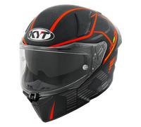 §Casco Integral KYT R2R Concept Negro Mate-Rojo§