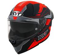 Casco Integral KYT R2R Led Matt Black/Red