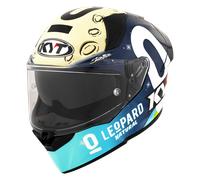 KYT R2R MAX Foggia Mugello 2022 Replica, casco integral XXL male Negro/Blanco/Azul Claro/Beige