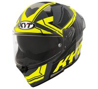 KYT R2R Octane Casco, amarillo, tamaño M para Hombres