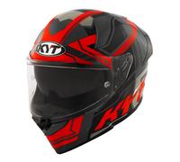 KYT R2R Octane Casco, rojo, tamaño L para Hombres