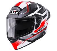 Casco Integral KYT R2R Parsec White/Red