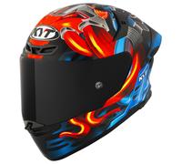KYT TT-Revo Magnet Casco, rojo-azul, tamaño L para Hombres