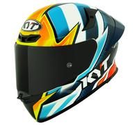 KYT TT-Revo Tati Replica, casco integral XL male Blanco/Azul Claro/Amarillo