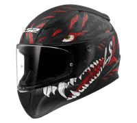 Casco Integral LS2 FF353 Rapid II Kaiiju Negro mate/rojo/blancoL Negro mate,rojo,blanco