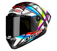 LS2 FF805 Thunder GP Flash Carbon Casco, multicolor, tamaño S para Hombres