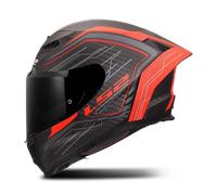 LS2 FF807 Dragon Subic Casco, rojo, Talla XL (61/62)