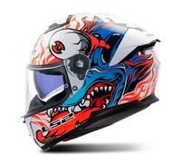 Casco Integral LS2 FF808 Stream II Blanco/AzulXS Blanco,Azul