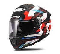 Casco Integral LS2 FF808 Stream II Mika Blanco/Azul/RojoXL Blanco,Azul,Rojo