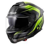 Casco Integral LS2 FF808 Stream II Negro/Amarillo de alta visibilidad3XL Negro,Amarillo de alta visibilidad
