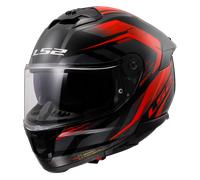 LS2, Casco integral moto STREAM II Fury black red, S