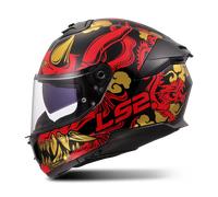 Casco Integral LS2 FF808 Stream II Negro/RojoXXL Negro,Rojo