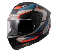 LS2, Casco Moto Integral STREAM II ROAD Matt Black Blue, M