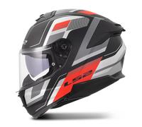 Casco Integral LS2 FF808 Stream II Vintage Negro/Gris/RojoXXL Negro,Gris,Rojo