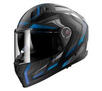 LS2 FF811 Vector II Alizer, casco integral XXL male Mate Negro/Gris/Azul