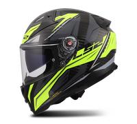 LS2 FF811 Vector II Carbon Savage, casco integral 3XL male Negro/Gris/Amarillo Neón