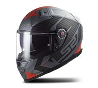 Casco Integral LS2 FF811 VECTOR II Splitter Mate Titanio/RojoS Mate Titanio,Rojo