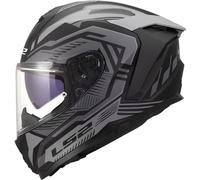 LS2 FF817 Challenger II Dravix Casco, gris, Talla XXL (63/64)