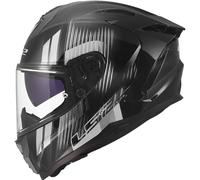 LS2, Casco Moto Integral CHALLENGER II NITRO Black Grey, XXS
