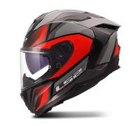 Casco Integral LS2 FF817 Challenger II Viper Gris/RojoXXS Gris,Rojo