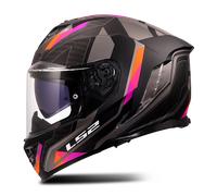 Casco Integral LS2 FF818 Storm III Sporty Gris/PúrpuraXL Gris,Púrpura