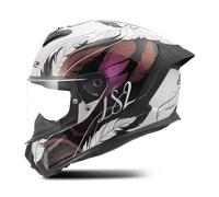 LS2 Helmets Casco Integral FF820 Rapid III Boho Blanco/Negro/Rosa Talla S