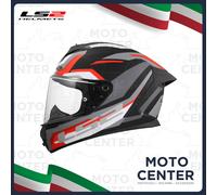 Casco Integral LS2 FF820 Rapid III Hyper Negro Rojo Talla L (59-60 Cm.)
