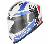 Acerbis X-Way Graphic Logo Casco, blanco-azul, tamaño XS para Hombres