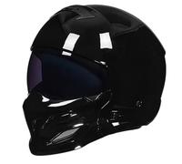 Casco Integral Moto Certificado ECE 22.06 Visor Teñido Ajustable Forro Amortiguador Transpirable Carcasa ABS Para Motociclistas Adulto 3,M/(55~56cm)