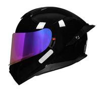 Casco Integral Motocicleta con Doble Visera Cascos Integrales De Moto Homologado ECEDOT Cascos De Motocross Protección Multicapa Múltiples Orificios De Ventilación Unisexo H,XXL:63-64CM