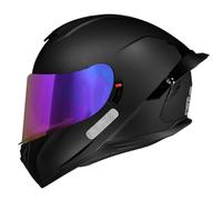 Casco Integral Motocicleta con Doble Visera Cascos Integrales De Moto Homologado ECEDOT Cascos De Motocross Protección Multicapa Múltiples Orificios De Ventilación Unisexo P,XL:61-62CM
