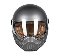 Casco Integral Motocicleta para Adultos Homologado ECEDOT Cascos Integrales De Moto con Visera Cascos De Motocross para Hombres Y Mujeres Múltiples Aberturas De Ventilación H,XL:61-62CM