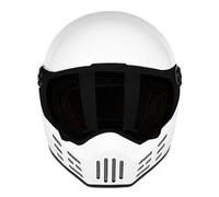 Casco Integral Motocicleta para Adultos Homologado ECEDOT Cascos Integrales De Moto con Visera Cascos De Motocross para Hombres Y Mujeres Múltiples Aberturas De Ventilación E,M:57-58CM