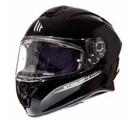 Casco integral MT Targo Uni negro brillante L (pantalla simple lista para Pinloc